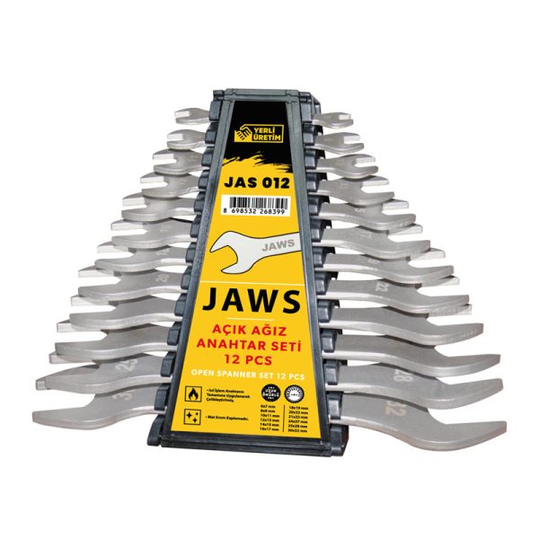 JAWS Açık
Ağız Anahtar Seti 12'li